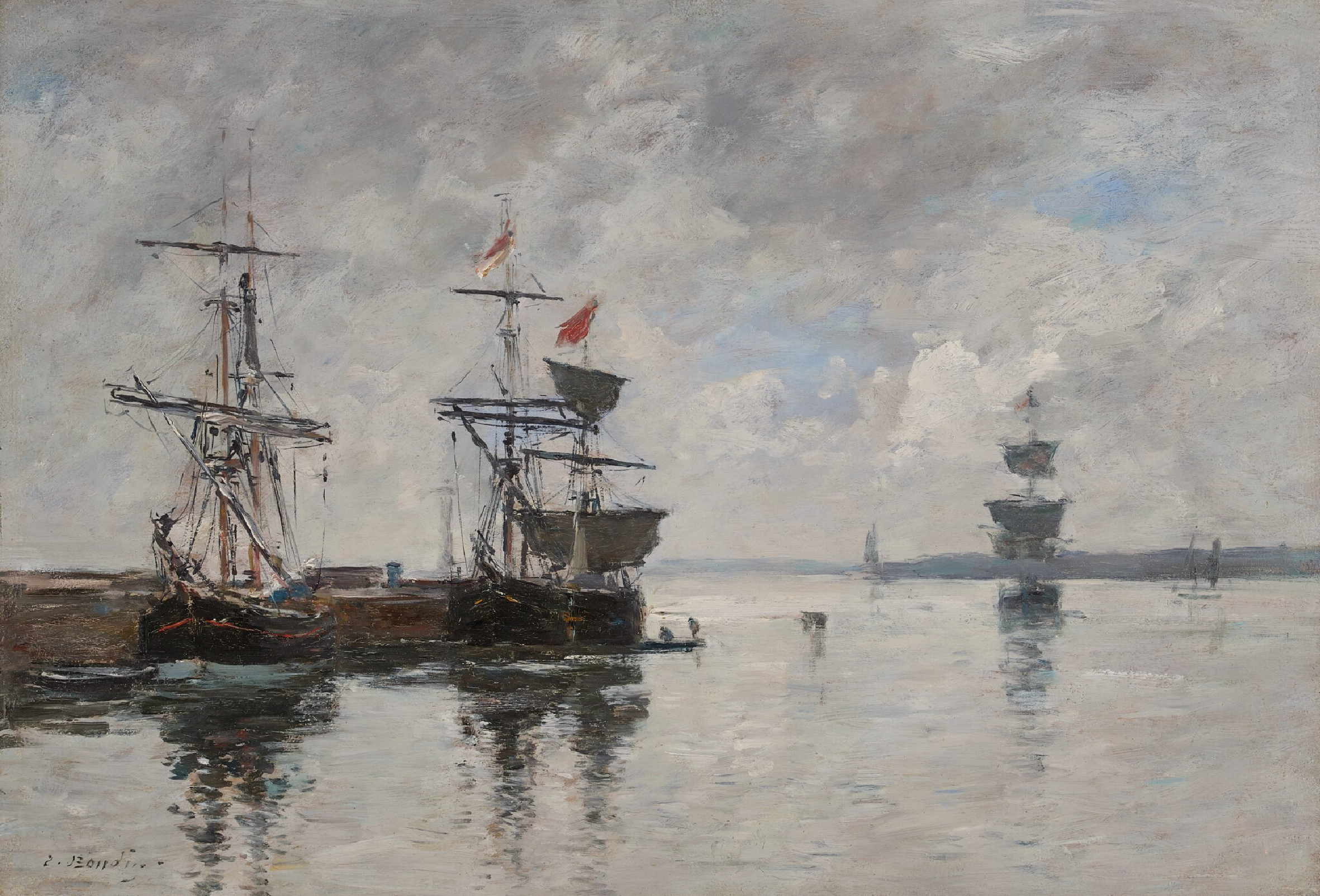 Portrieux, voiliers à quai
